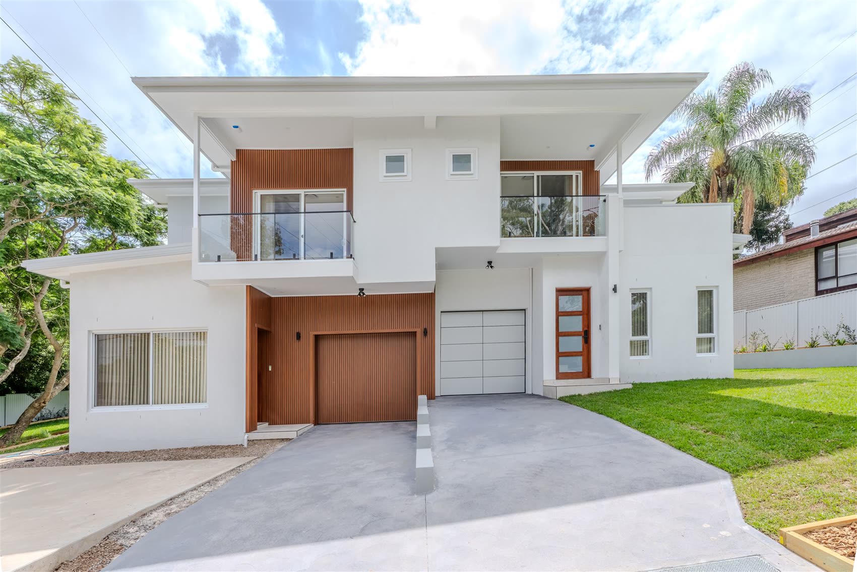 Completed duplex at 8 Metcalf Ave, Carlingford
